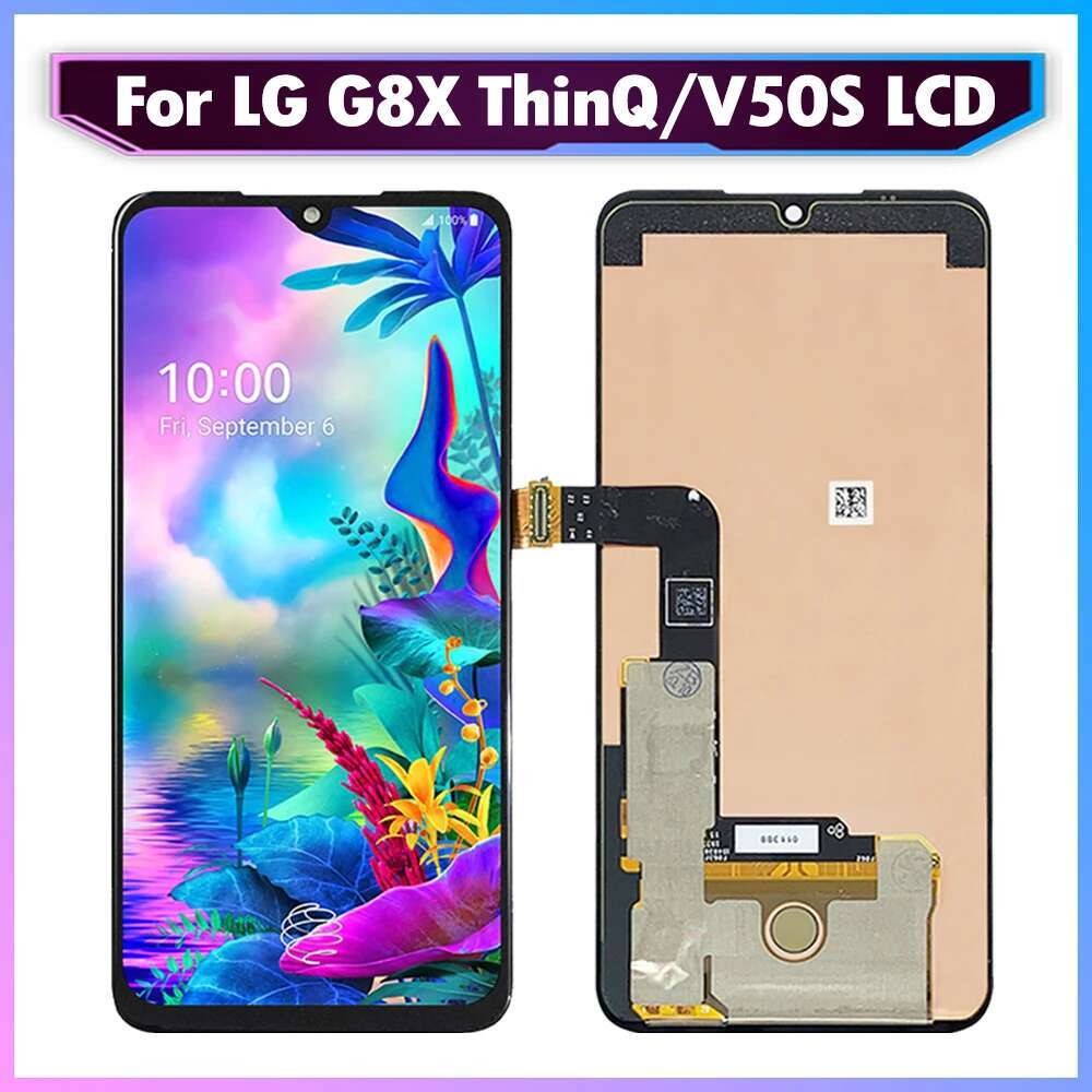 Digitizer Rakitan Layar Sentuh G8X ThinQ Asli Untuk LG V50S Pengganti LCD Dengan 6.4" 6.4"