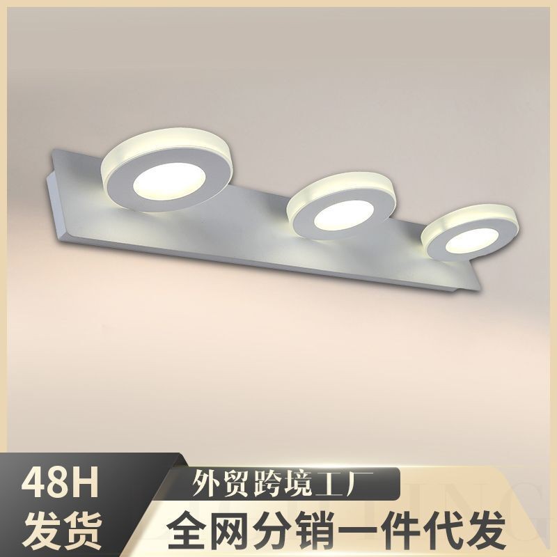 Lampu Kaca Cermin Mirror Lighting  Lampu cermin LED sederhana, akrilik, dinding mandi, lampu makeup 