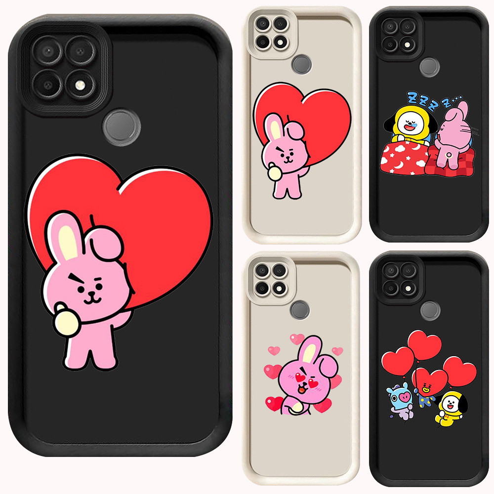 D-59 BT21 Cooky Case Casing untuk OPPO A15 A35 A15s Realme C15 C25S C25 C12