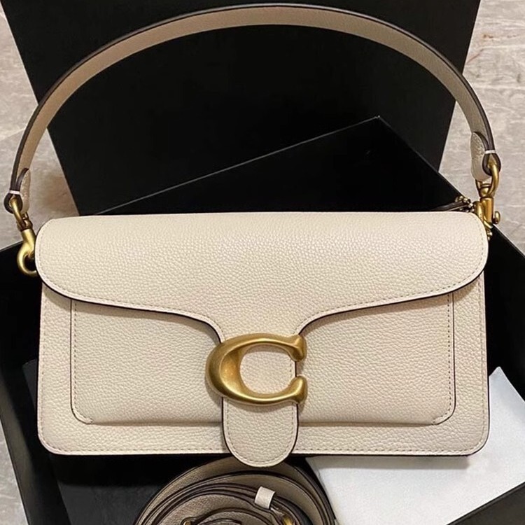 Tas Wanita Elegan  2024 New Lychee Pattern Real Leather Wine God Letter Package, Handbag, Underarm B