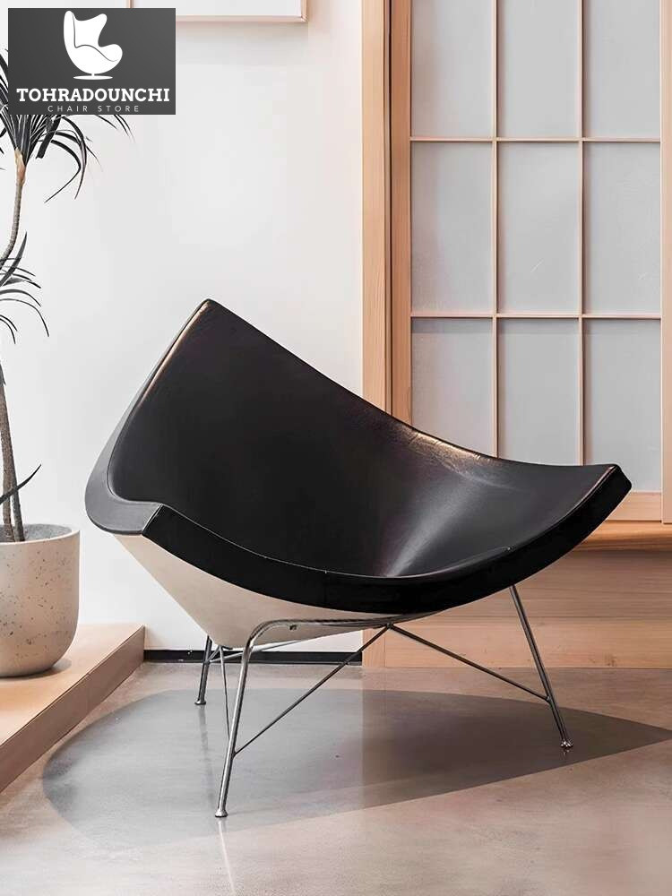 2025 santai baru desainer seni kelapa kursi kreatif ringan mewah sofa tunggal rumah tangga