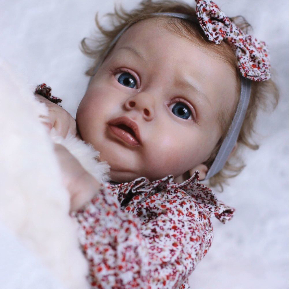 Boneka Mainan Anak  KEIUMI 55cm Reborn Boneka cetakan Aksesoris bayi simulasi boneka kit