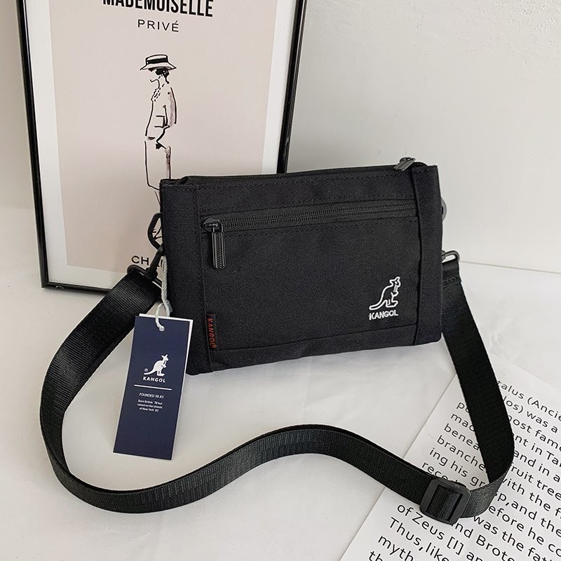 Tas Selempang Crossbody Messenger Bag  Kangaroo murid trendy baru kecil versi Korea yang moden tertu