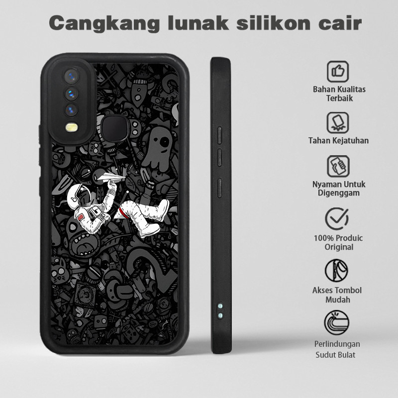 Silikon Softcase for vivo Y17 Y16 Y15 Y12 Y02 Y03 Y3 Y5 Y19 Y20 Y21T Y22 Y27S Y30 Y31 Y33 Y35 Y36 Y5