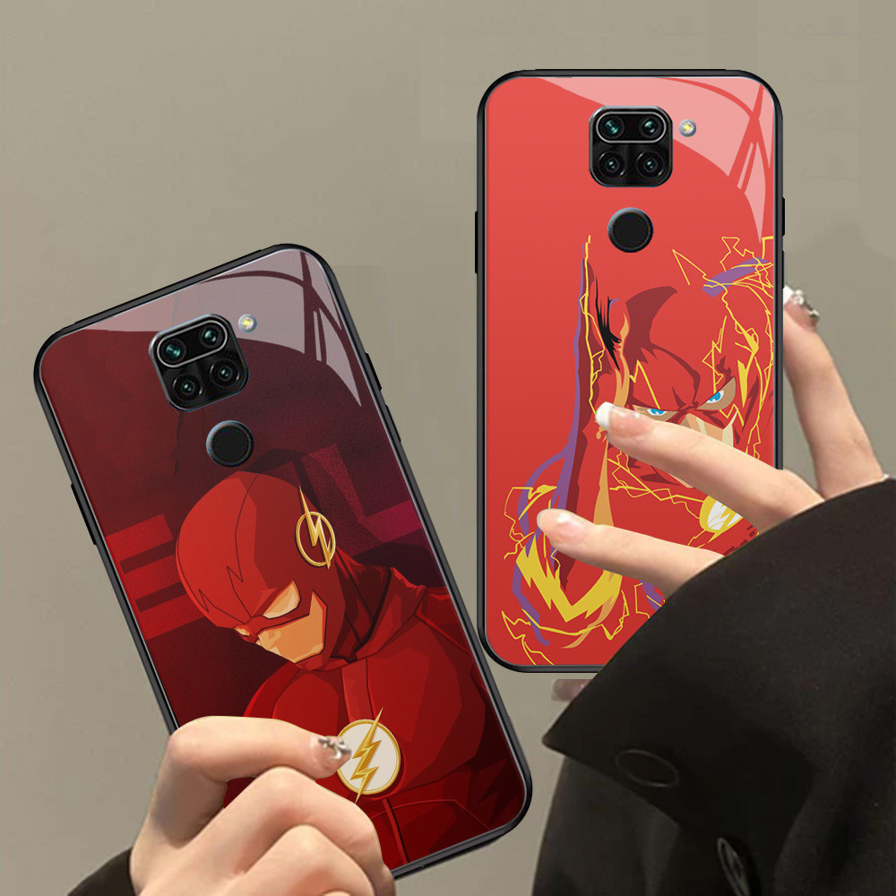 XI31 The Flash Kaca Casing untuk Xiaomi Redmi Note Poco X3 8 9S 9 8A M3 Pro HD