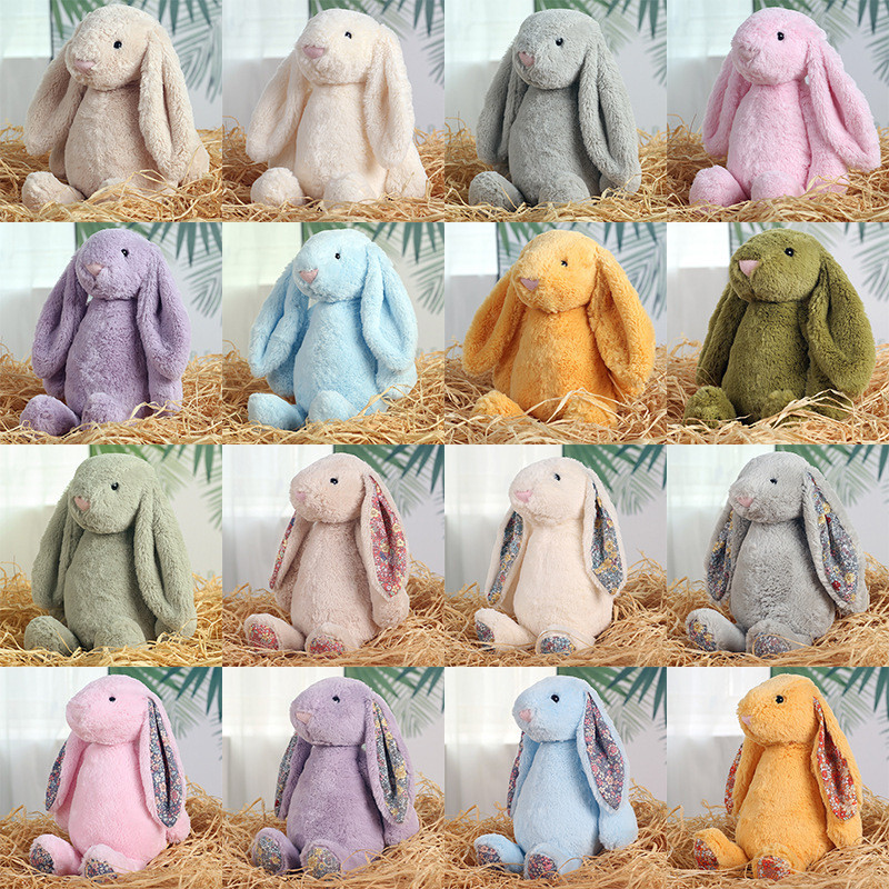 Boneka Viral  Bonnie Plush Toy Girl Gift Cute Eardropping Rabbit Soothing Cloth Doll  Import
