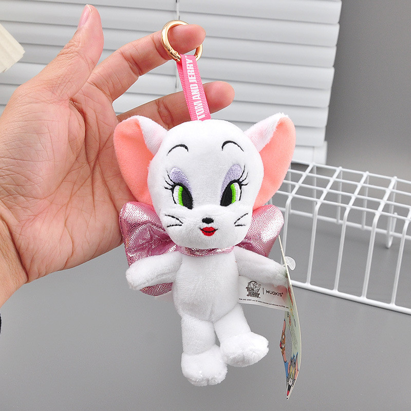 Gantungan Kunci Tas Boneka Lucu  Kucing asli dan tikus Tutogallo pendant kucing boneka ransel kunci 