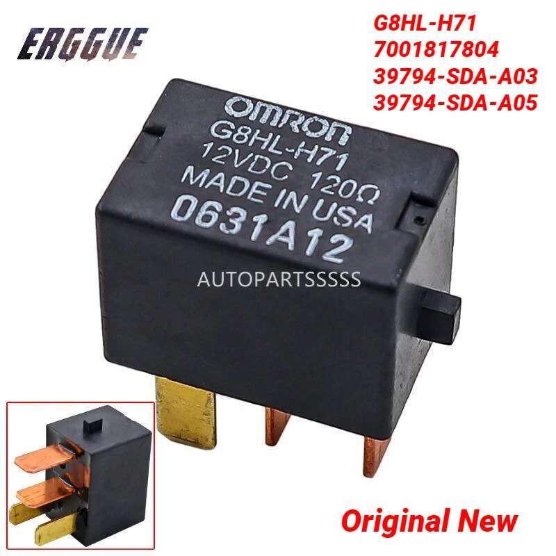 Mobil Sekering Baru Asli 12VDC Relay Kompresor A/C G8HL-H717001817804 39794SDAA03 Untuk Honda Civic
