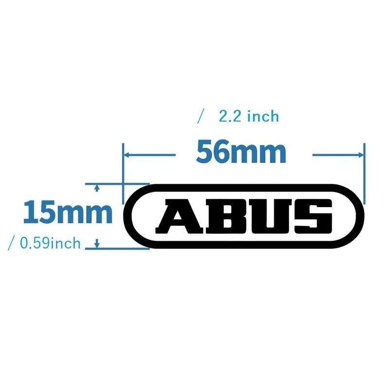 6pcs Stiker Balap Sepeda untuk ABUS Vinyl Tahan Air Pelindung Matahari Anti Pudar Stiker Rangka Hel