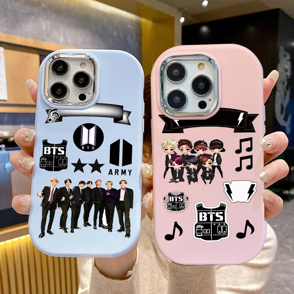 P-81 Bangtan Boys Silikon Casing Untuk VIVO IQOO Z9X Z9 Y75 5G Y50 Y36 Y30 Y28 Y22