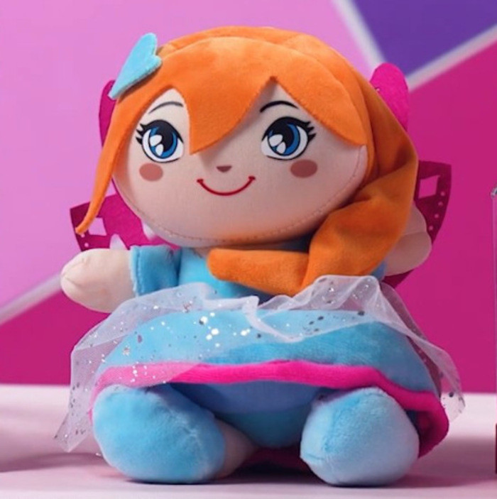 Boneka  New Winx Club Lovely Bloom Magical Beauty Plush Doll  Import