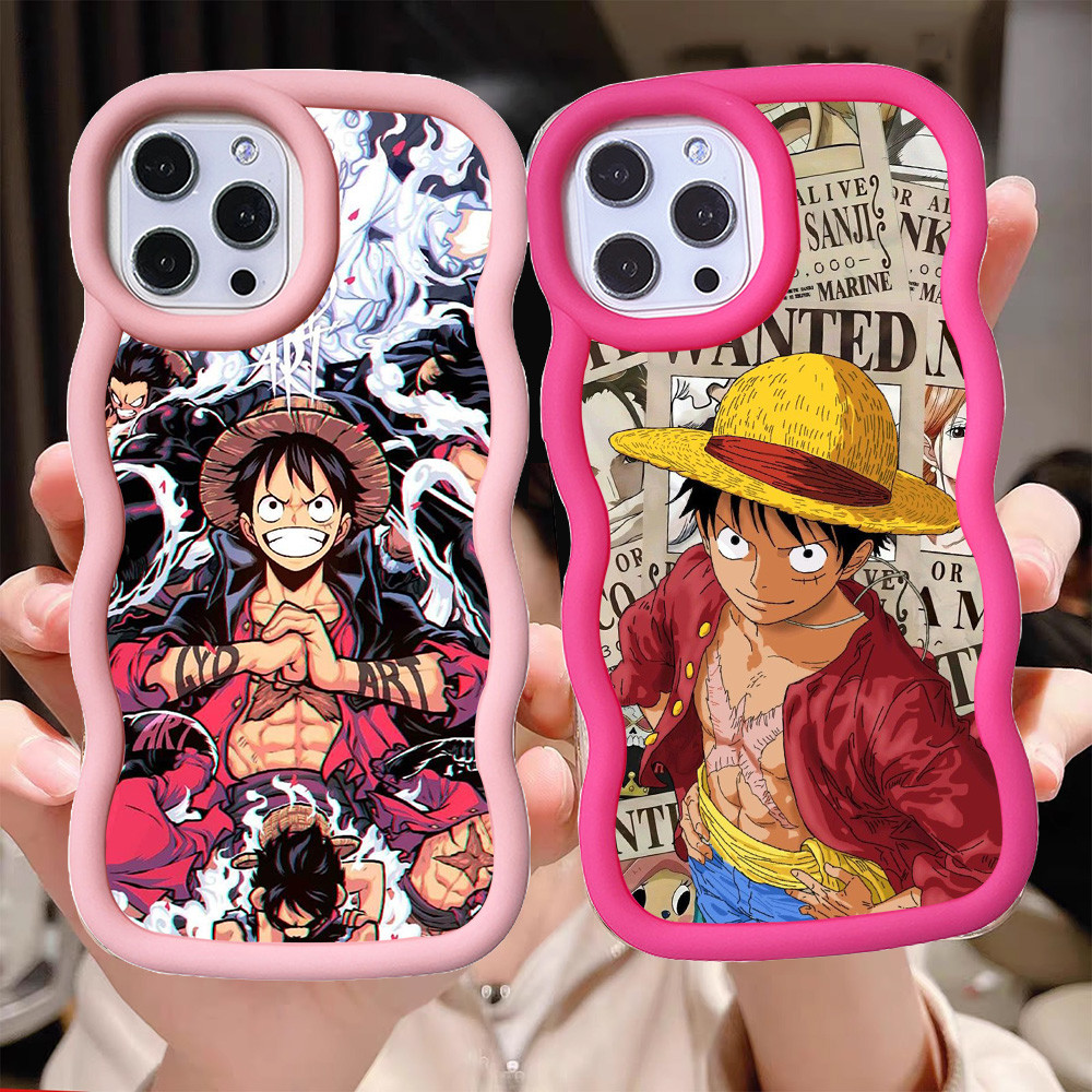 N73 One Piece Luffy Casing Untuk Redmi 10A Note 10 7 Pro Max 10S 8