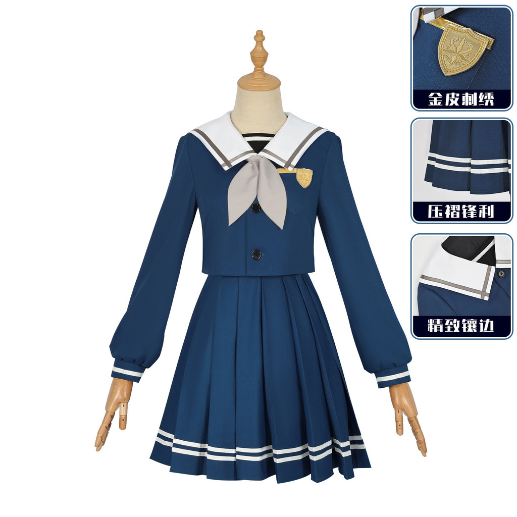 BanGDream Cosplay Sekolah Kostum Anime 2D  Import