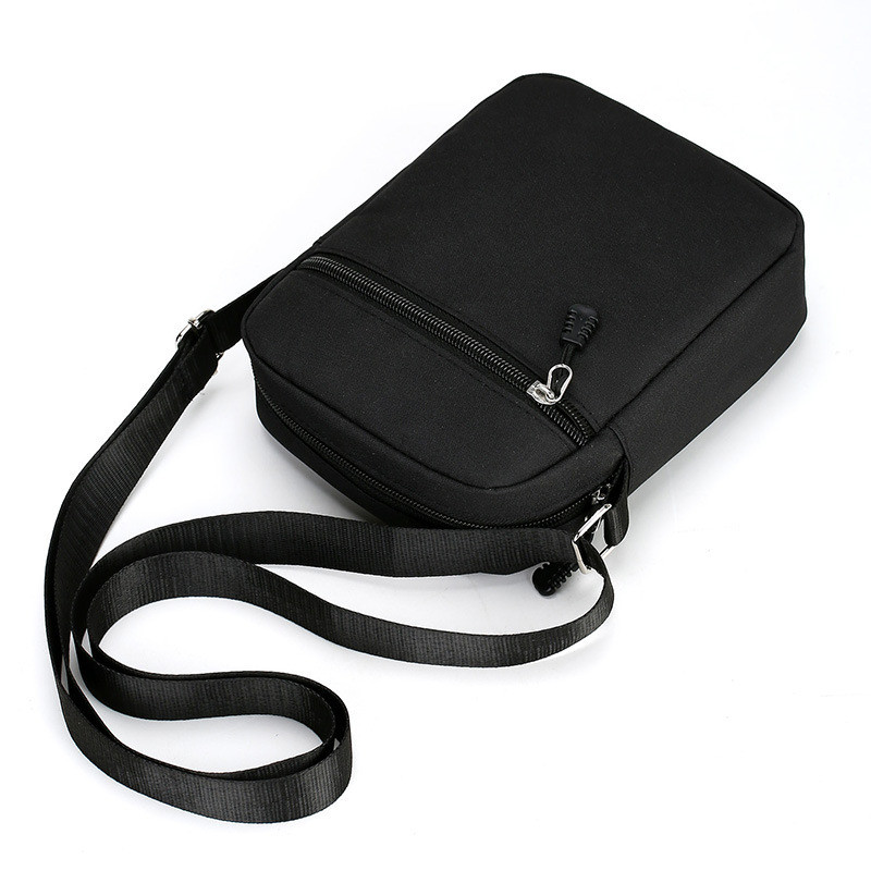 Tas Selempang Crossbody Messenger Bag  Pria mini ponsel sederhana satu lapisan santai bahu Oxford ka