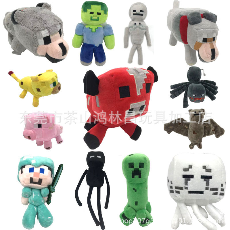 Boneka  New My World Plush Mainan Steve Pig End Actor Naga Takut Boneka