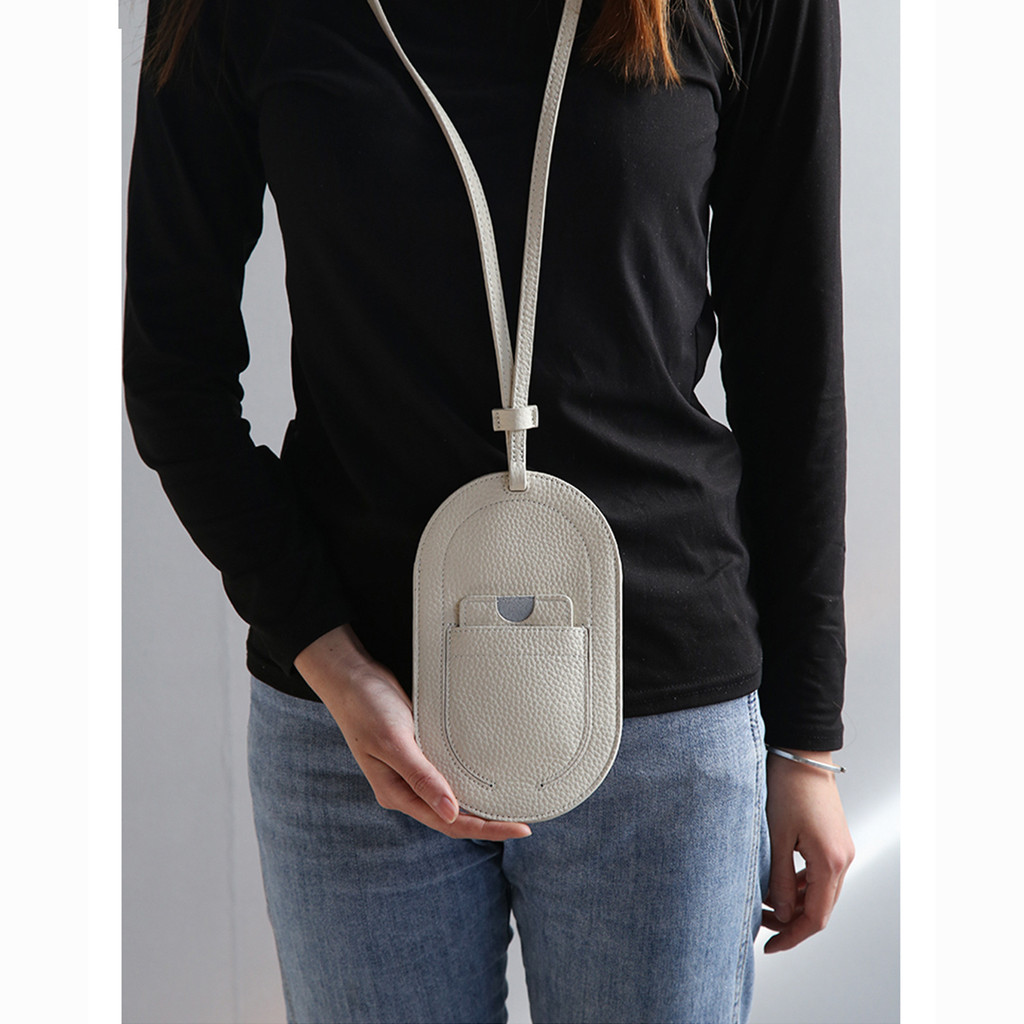 Tas Kantong HP Handphone Ponsel Mobile Pouches  2025 baru menggantung leher gaya vertikal ponsel den