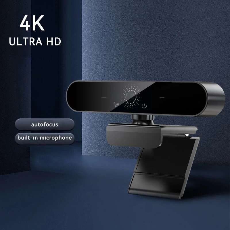 4K USB web dengan Microphone Autofocus 2K Kamera PC Computer Laptop Live Streaming 1080P Webcam untu