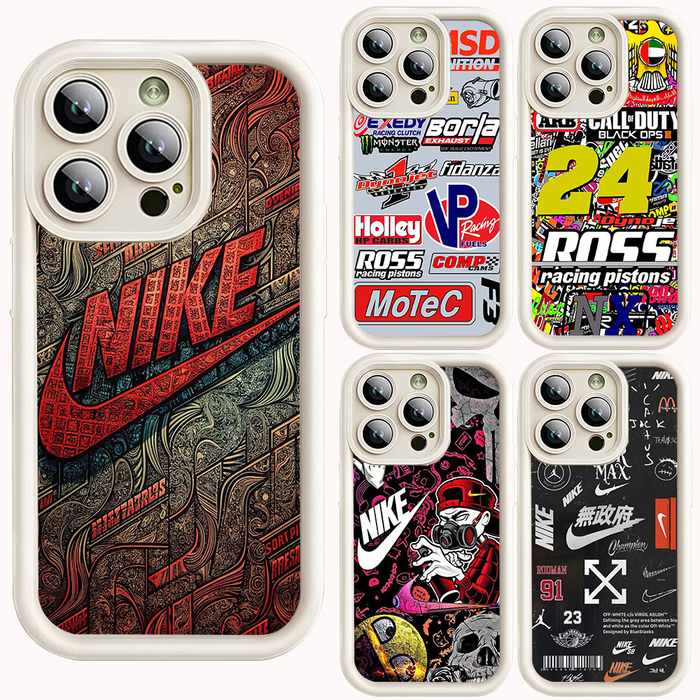 L-73 logo Putih Casing Untuk VIVO Z1 Pro Y81 Y81S Y95 Y93 Y91 Y91C Y28S Y28 2024 Y22 Y22S Y21 Y21t Y