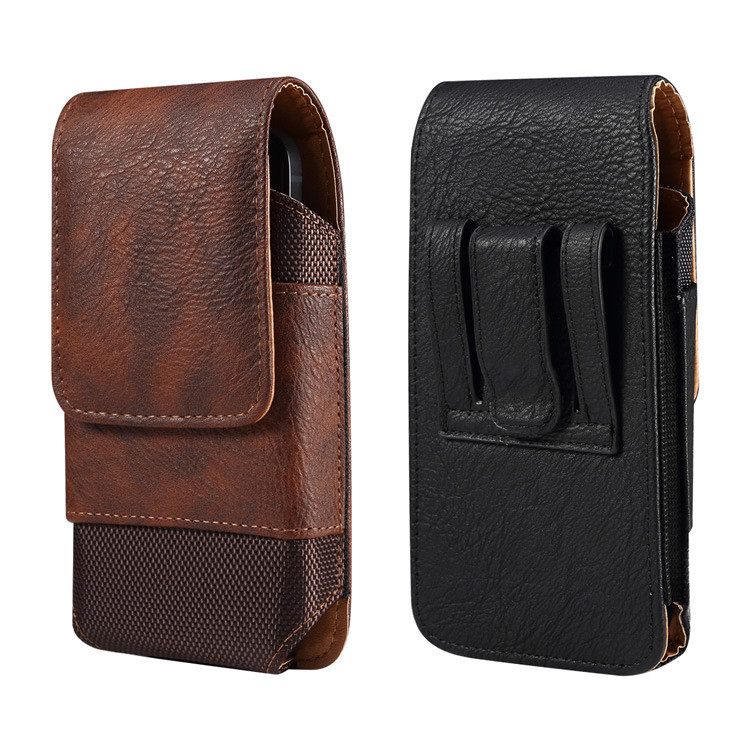 Tas Kantong HP Handphone Ponsel Mobile Pouches  Gantung tas ponsel nilon Oxford kain pakai tali saku