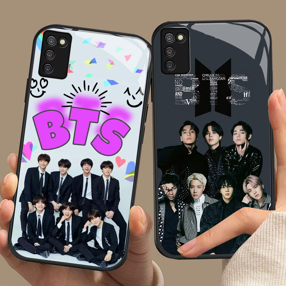 HK-55 Bangtan forever BTS HD Glass Casing untuk Samsung A03S A71 M02S A02S A51