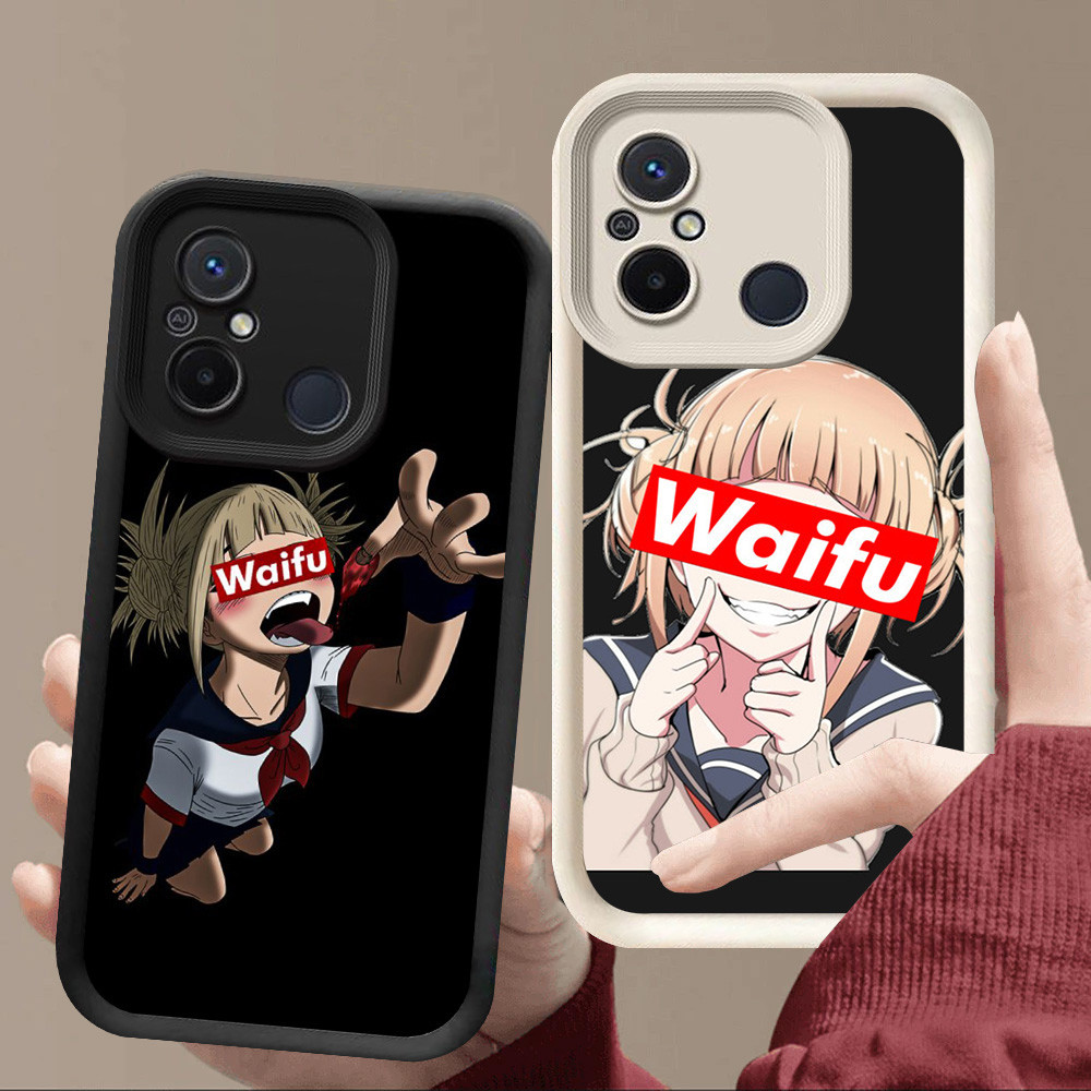 R65 Waifu Anime Girl Hitam Casing untuk Xiaomi Redmi POCO C31 A2 A1 C55 9C 9A 10C Note 7 9T 11A 12C 