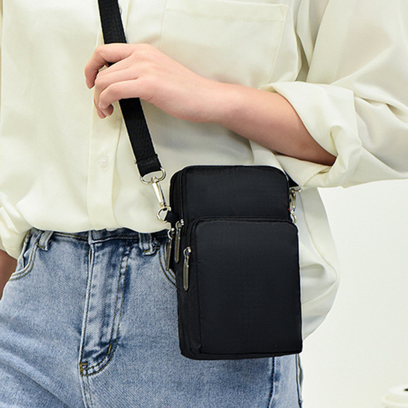 Tas Kantong HP Handphone Ponsel Mobile Pouches  Tas telpon layar besar baru, seluruh tubuh bahu wani