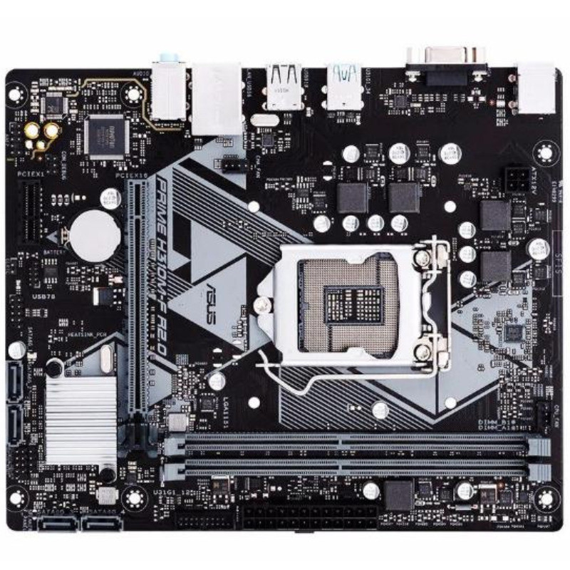 Baru 1151 pin Asus/ASUS PRIME H310M-F R2.0 motoard H310 VGA USB3 DDR4
