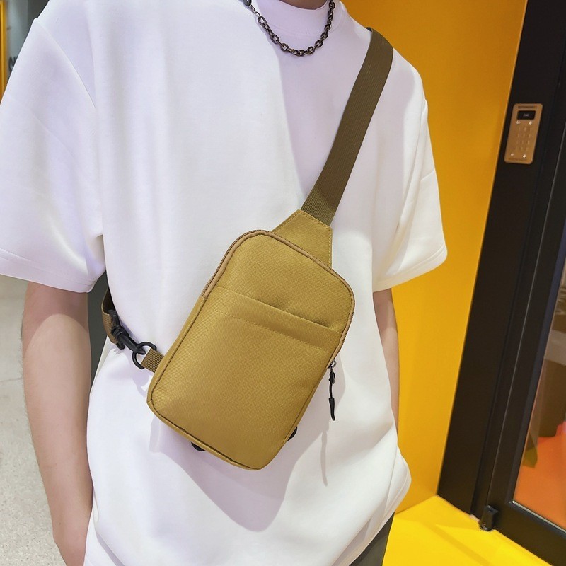 Tas Selempang Bahu Chest Bag  Tas Oxford baru untuk laki-laki perempuan, fitness biasa dan olahraga 