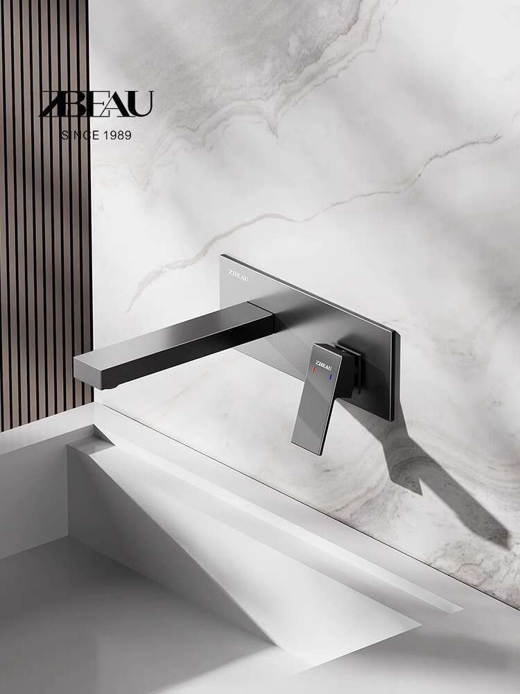 

ZBEAU menyembunyikan dinding mounted disembunyikan kuadrat panas dan dingin meleleh meja basin faucet minimalis semua