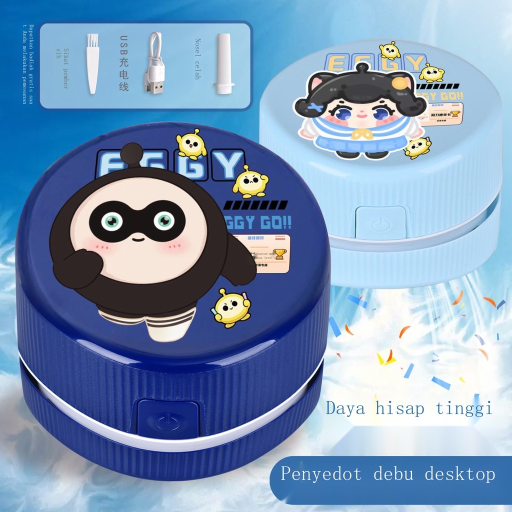 

L Penyedot Debu Desktop Periferal Permainan Pesta Anak Laki-laki USB Penghapus Pembersih Isi Ulang
