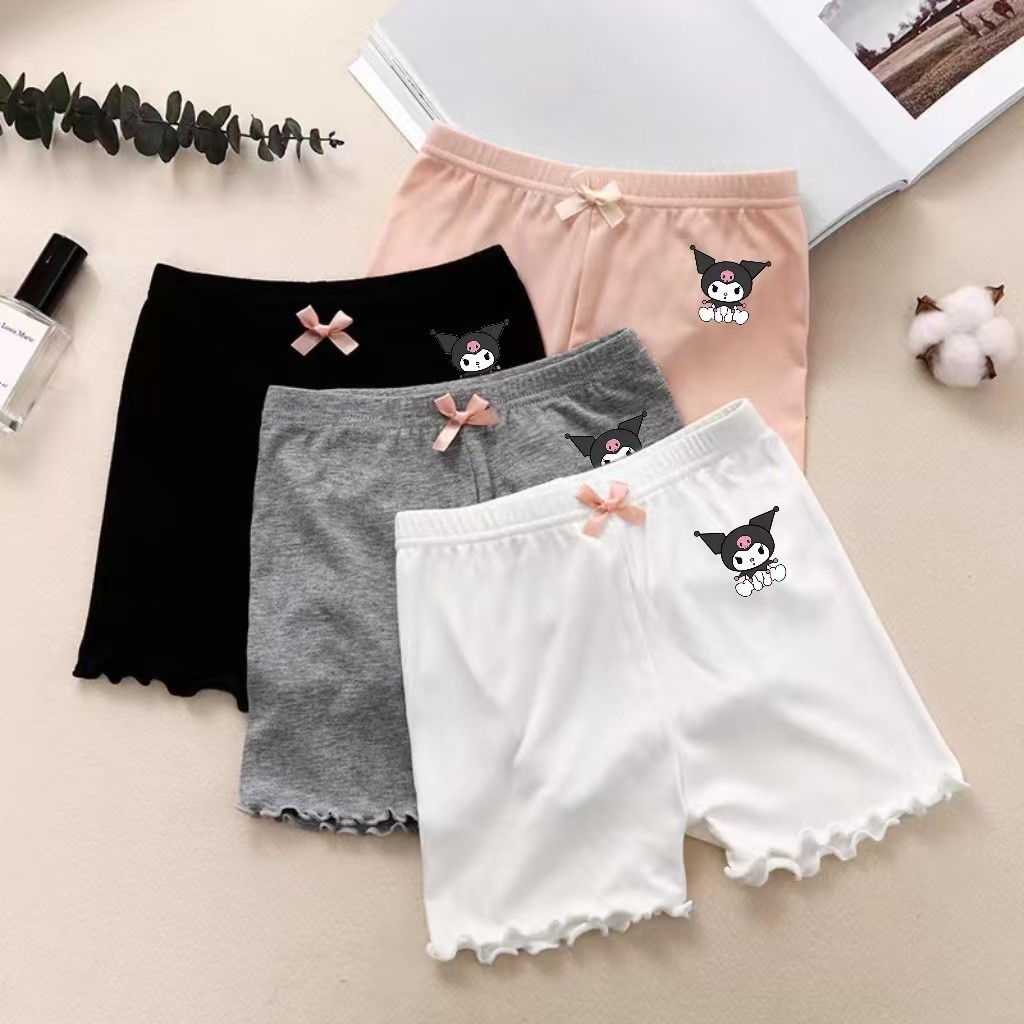 Celana Dalam Wanita Boxer Pants  Anak-anak bawah musim panas tipis susu sutra pendek kecil anti-berj