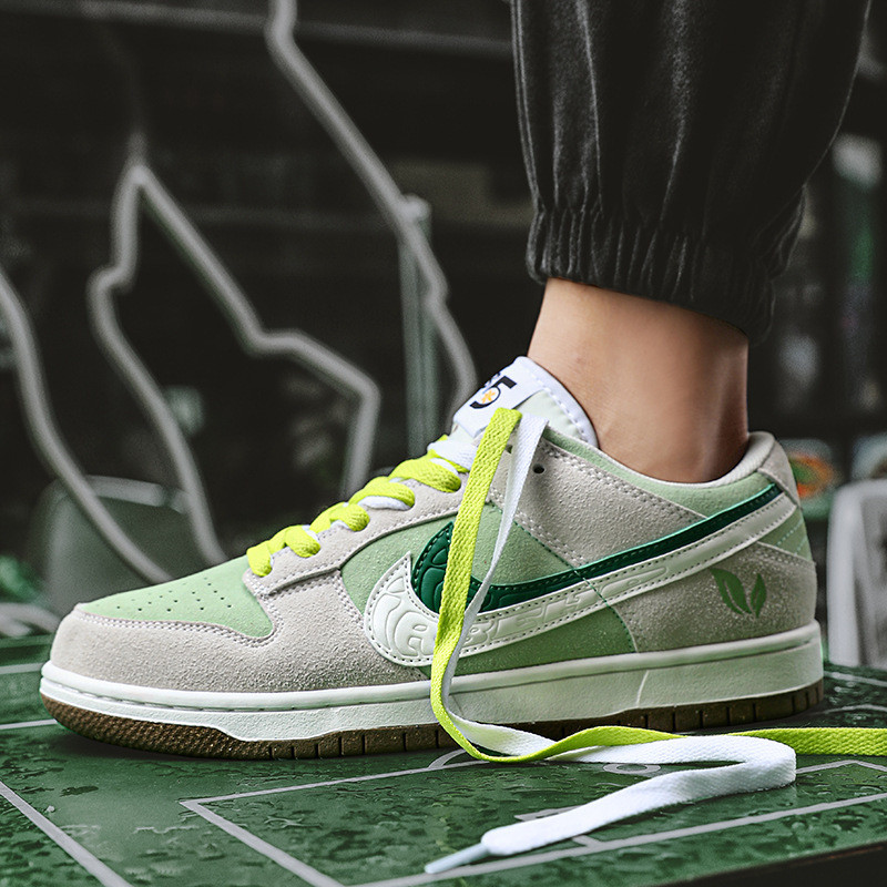 Sepatu Sneakers Pria Import  Putian Double Hook Men's Avocado SB Low Help Youth Air Force No.1 Casua