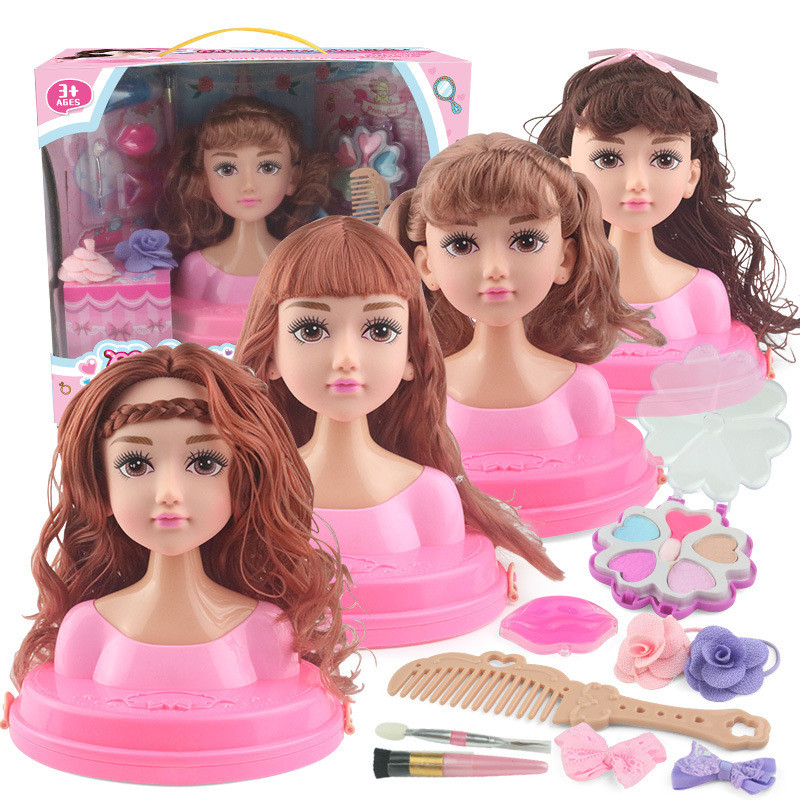 Boneka  doll Set Gift Box Girl Toy Simulation Half body Makeup Princess Doll