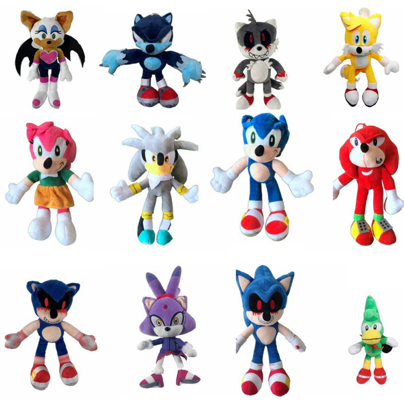 Boneka  Hedgehog Super Sonic Plush Mainan Boneka