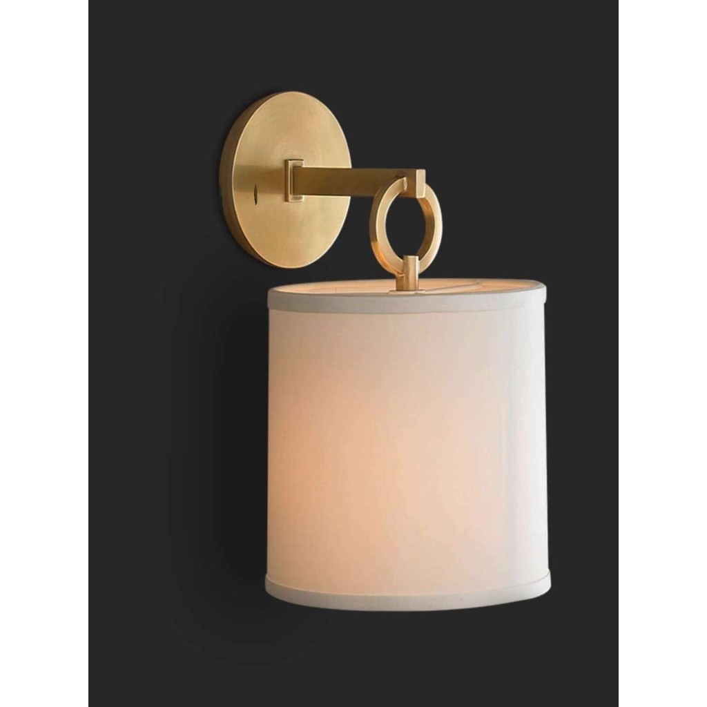 Simple American style rural fabric cover living room staircase hotel corridor bedroom bedside backgr