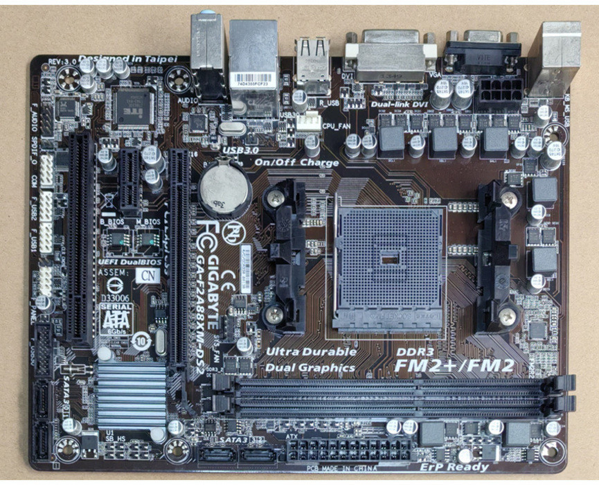GIGABYTE Motoard FM2 GA-F2A68HM-S1 F2A88XM-DS2 A68 A88 papan kecil