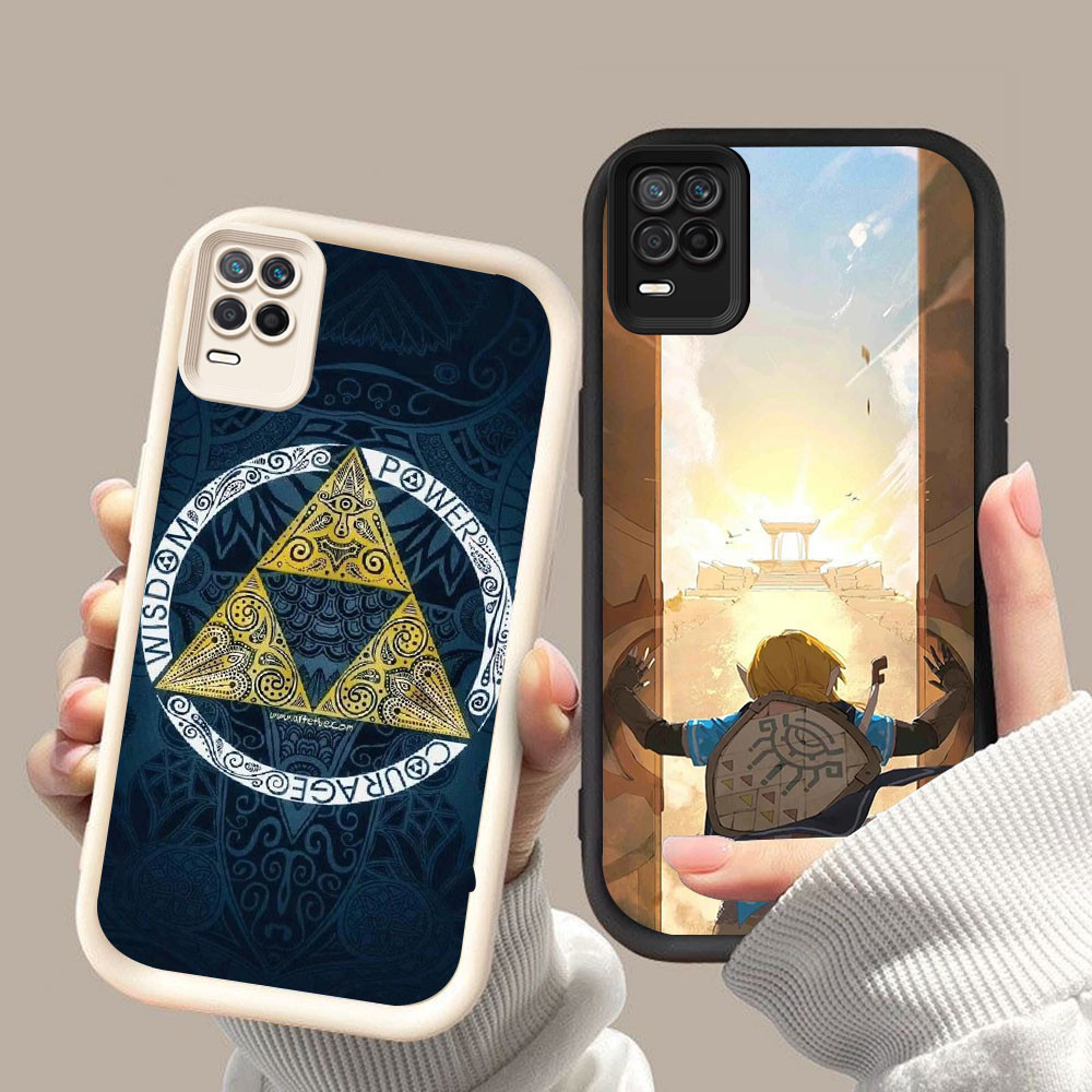 HK-102 Legend of Zelda Luxury shockproof Casing untuk OPPO F17 Pro Reno 4F Realme 8 8S Q3 13F C25 C2