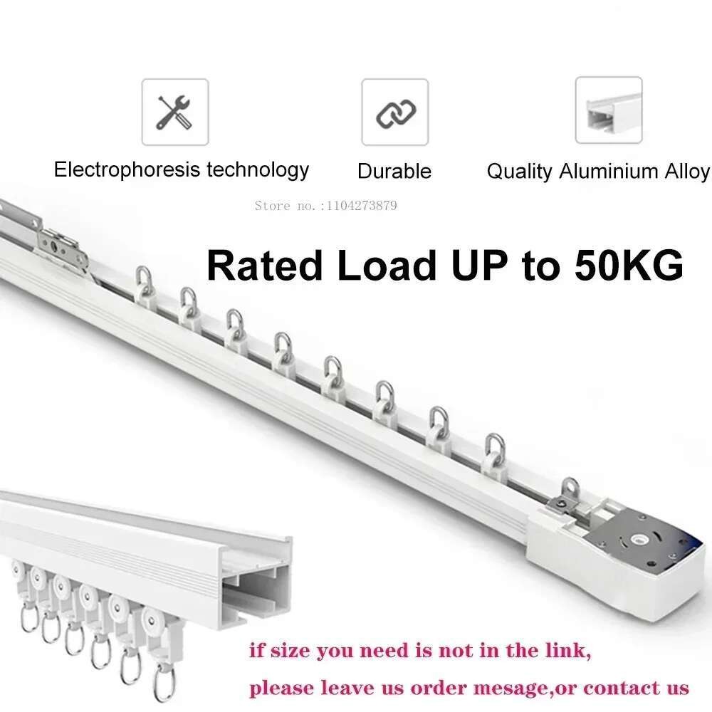 C3 Aqara Zigbee 3.0 Motor Senyap Dapat Disesuaikan Rel Tirai Listrik Pintar Batang Cornice Otomatis