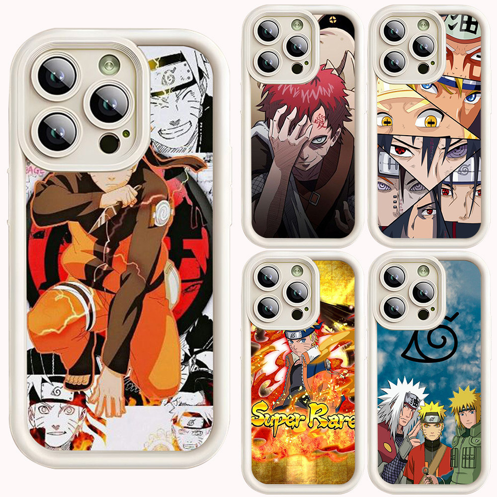 L-23 Naruto Putih Casing Untuk VIVO Z1 Pro Y81 Y81S Y95 Y93 Y91 Y91C Y28S Y28 2024 Y22 Y22S Y21 Y21t