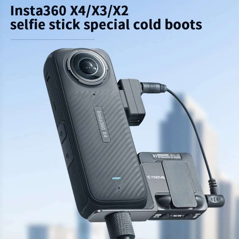 Sepatu Dingin Invisible Insta360 / ONE Mic Adapter untuk R ØDE Wireless GO Camera Accessories For In