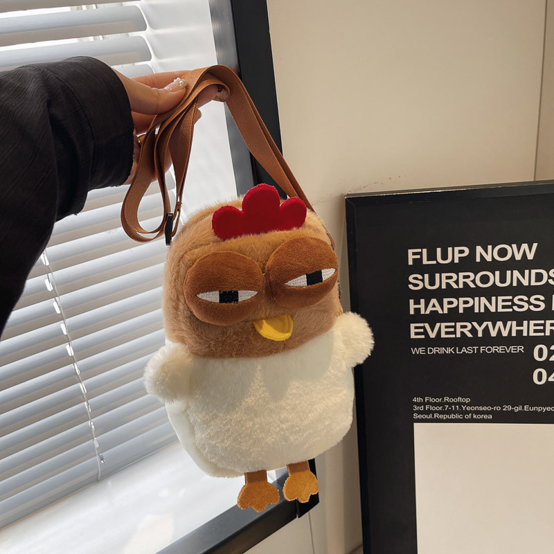 Boneka  Kartun baru lol ayam slope cross tas manis grabber pertukaran hadiah ulang tahun boneka domp