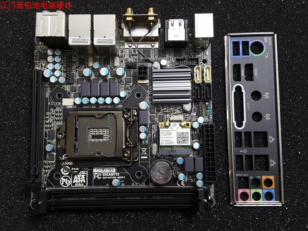 H77N-WIFI Gigabyte/Gigabyte 1155 Mini Motoard ITX Hitam