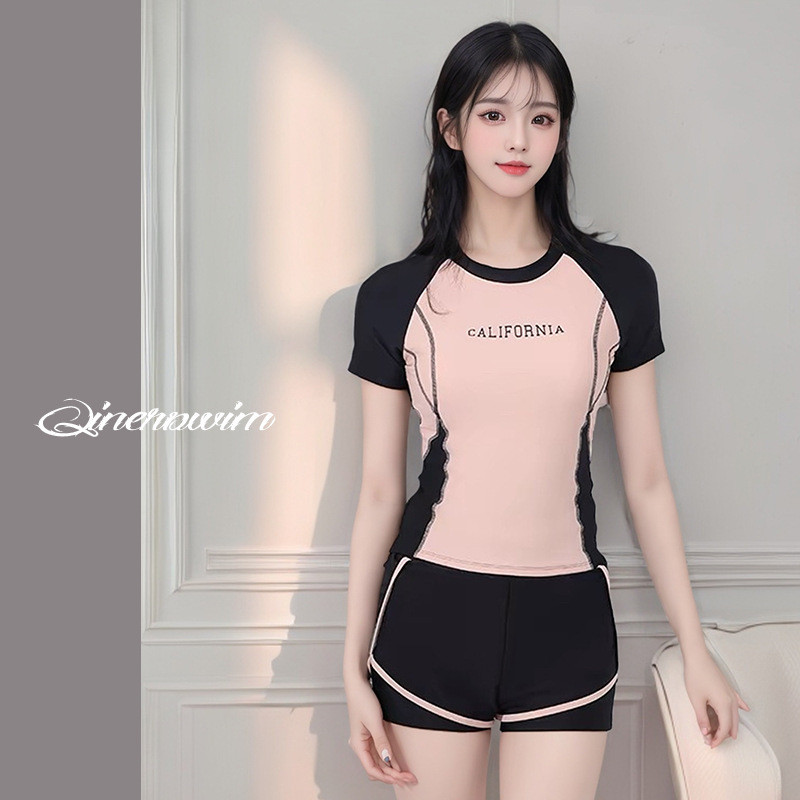 Baju Renang Wanita Anak Perempuan  Baju Renang Wanita Anak Perempuan  Wanita Split Conservative Stud