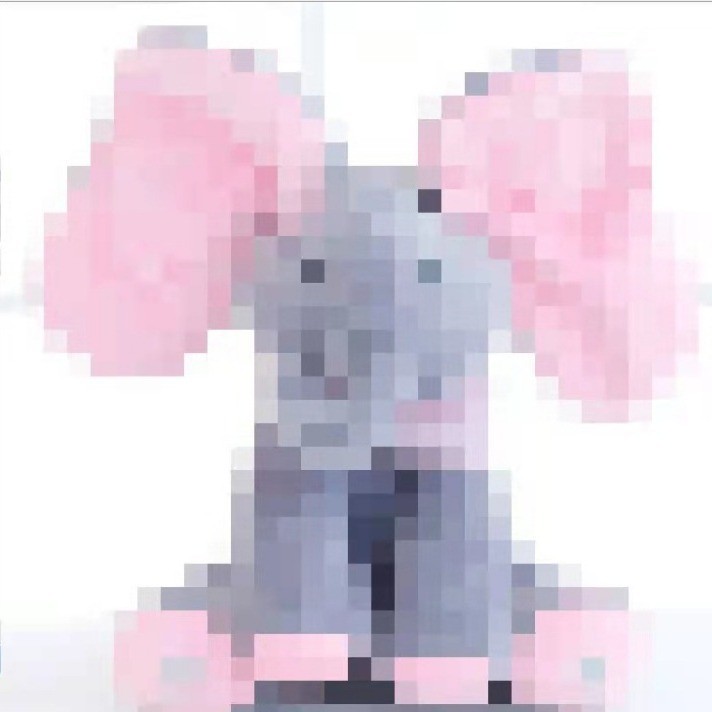 Boneka  Gajah menyembunyikan kucing musik menutup mata mainan plush listrik kelinci besar bisa berbi