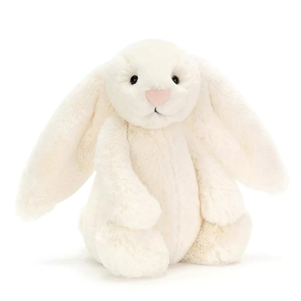 Boneka Viral  Jellycat White Bonnie Fragrant Ear Laling Creative Rabbit soothing Doll  Import