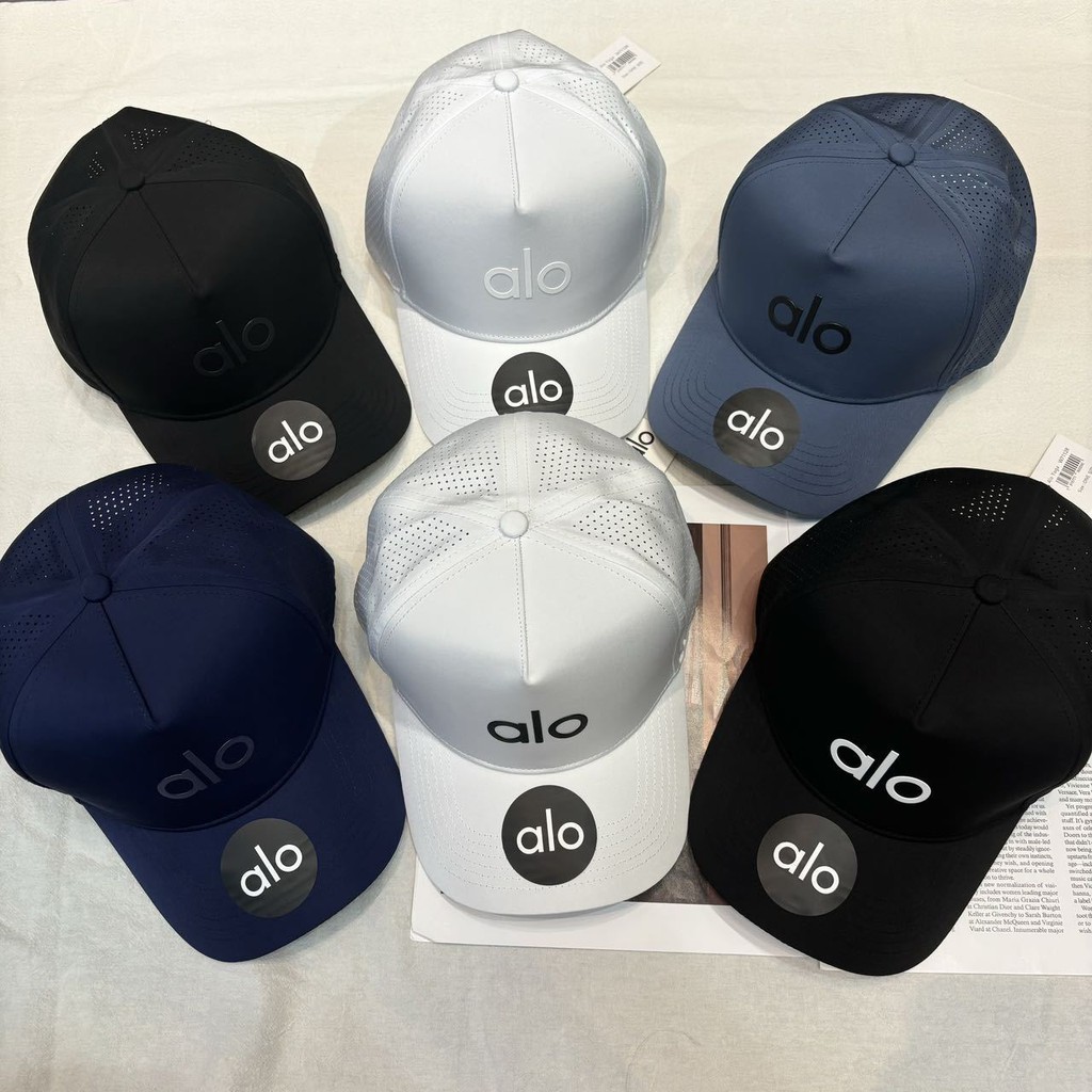 【FREE ONGKIR 】Topi  Alo yoga mata untuk pria wanita, bisbol hardtop, bebek laser, gaya pasangan, ber