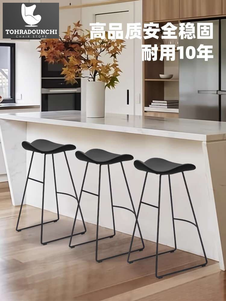 Kursi rumah tangga sederhanaKursi kaki tinggi mewah ringanKursi bar