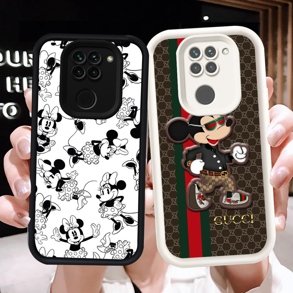 Z-19 Mickey Mouse Putih Hitam Casing untuk Xiaomi Redmi Note 9 9S 8 Pro Case