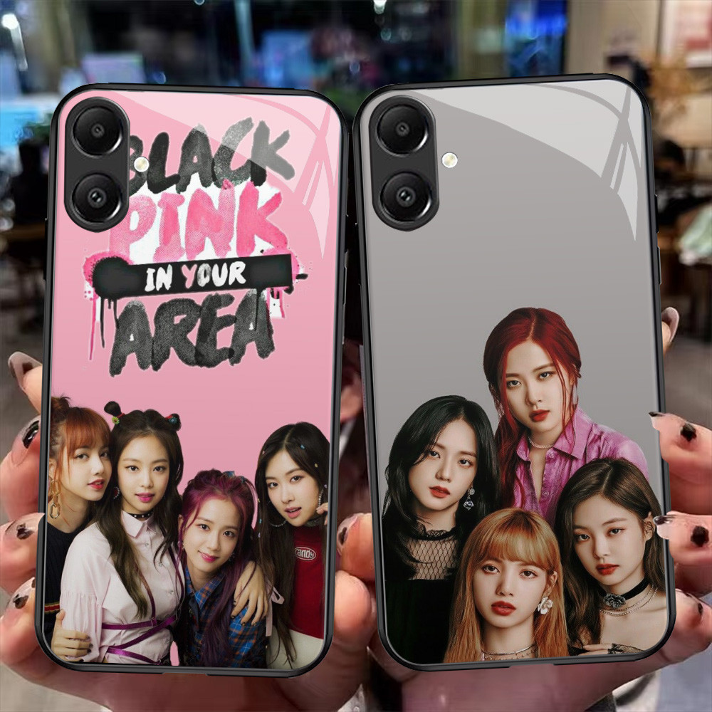 XI25 BLACKPINK Kpop Kaca Casing untuk Samsung Galaxy A03 Core A04 M04 A05 A04e F04 HD
