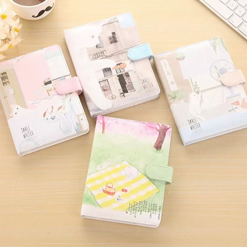 

High-looking Ins Style Hand Ledger Student Notebook Literary Notepad Personality Simple Cute Small Fresh Diary Lined Note Pad Stationery Book